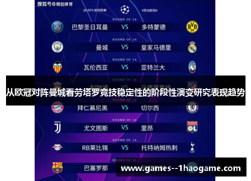 从欧冠对阵曼城看劳塔罗竞技稳定性的阶段性演变研究表现趋势